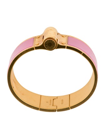 Hermès Enamel Wide Hinged Bracelet
