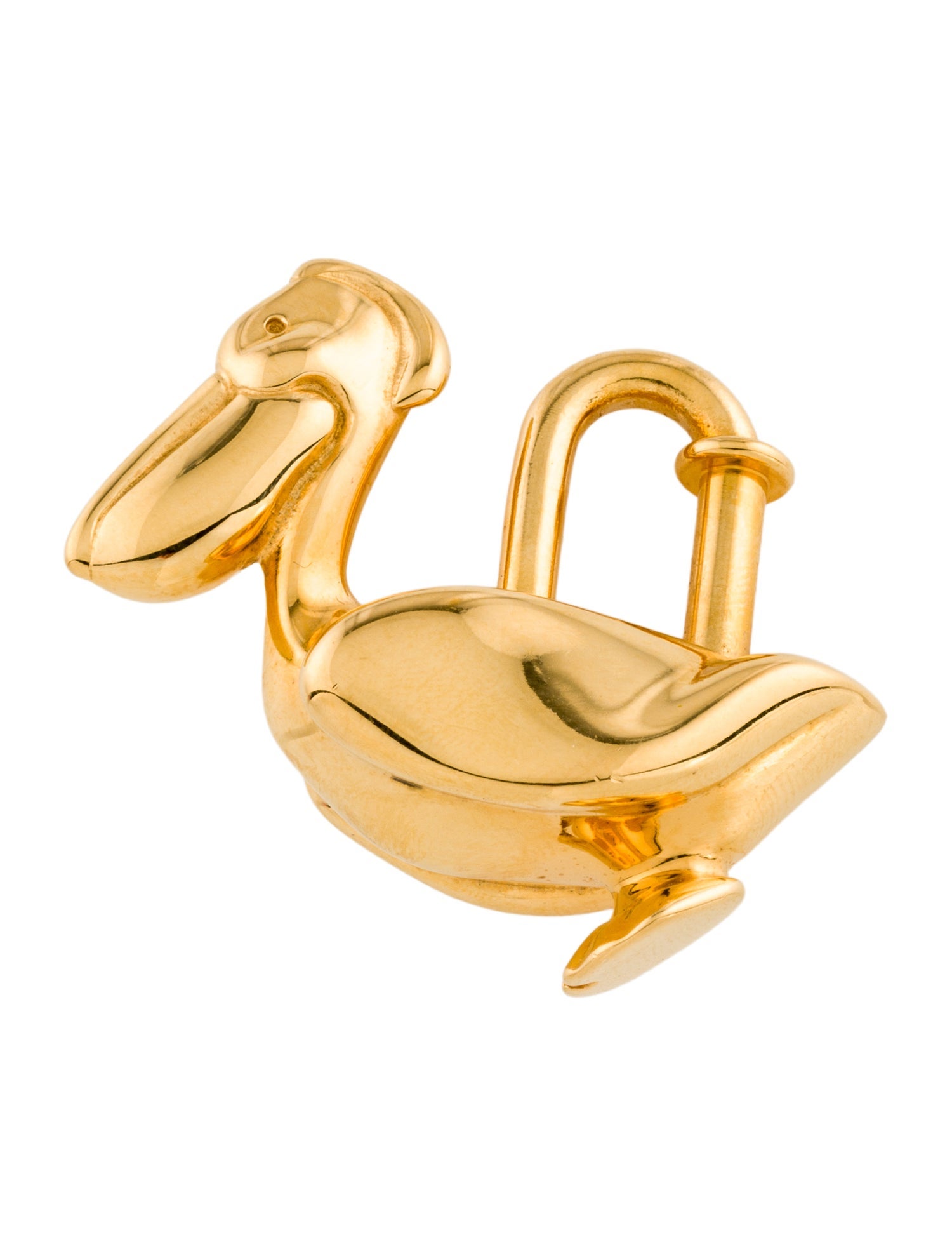 Hermès Pelican Cadena Lock Charm