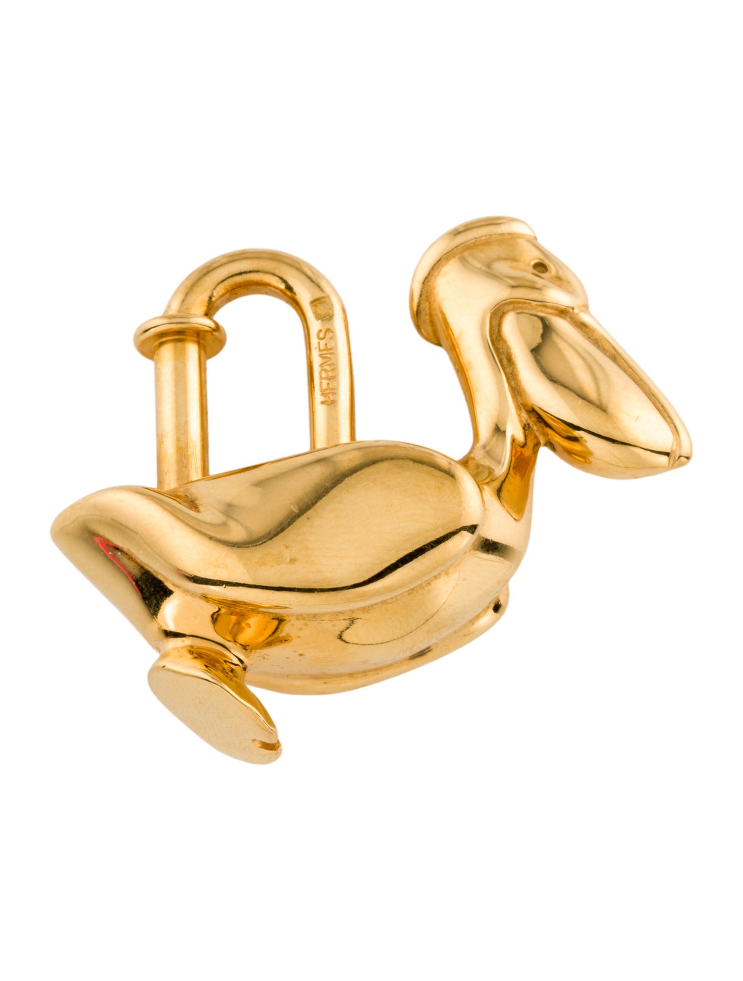 Hermès Pelican Cadena Lock Charm