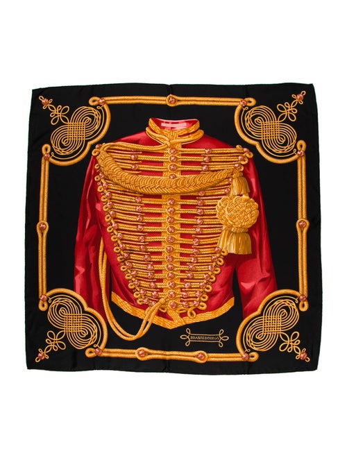 Hermès Brandebourgs Silk Scarf
