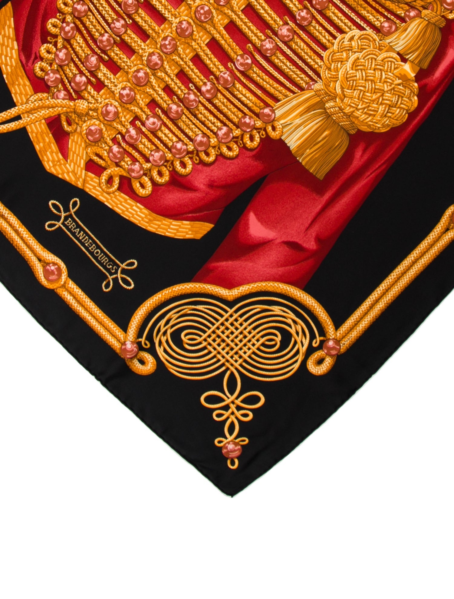 Hermès Brandebourgs Silk Scarf