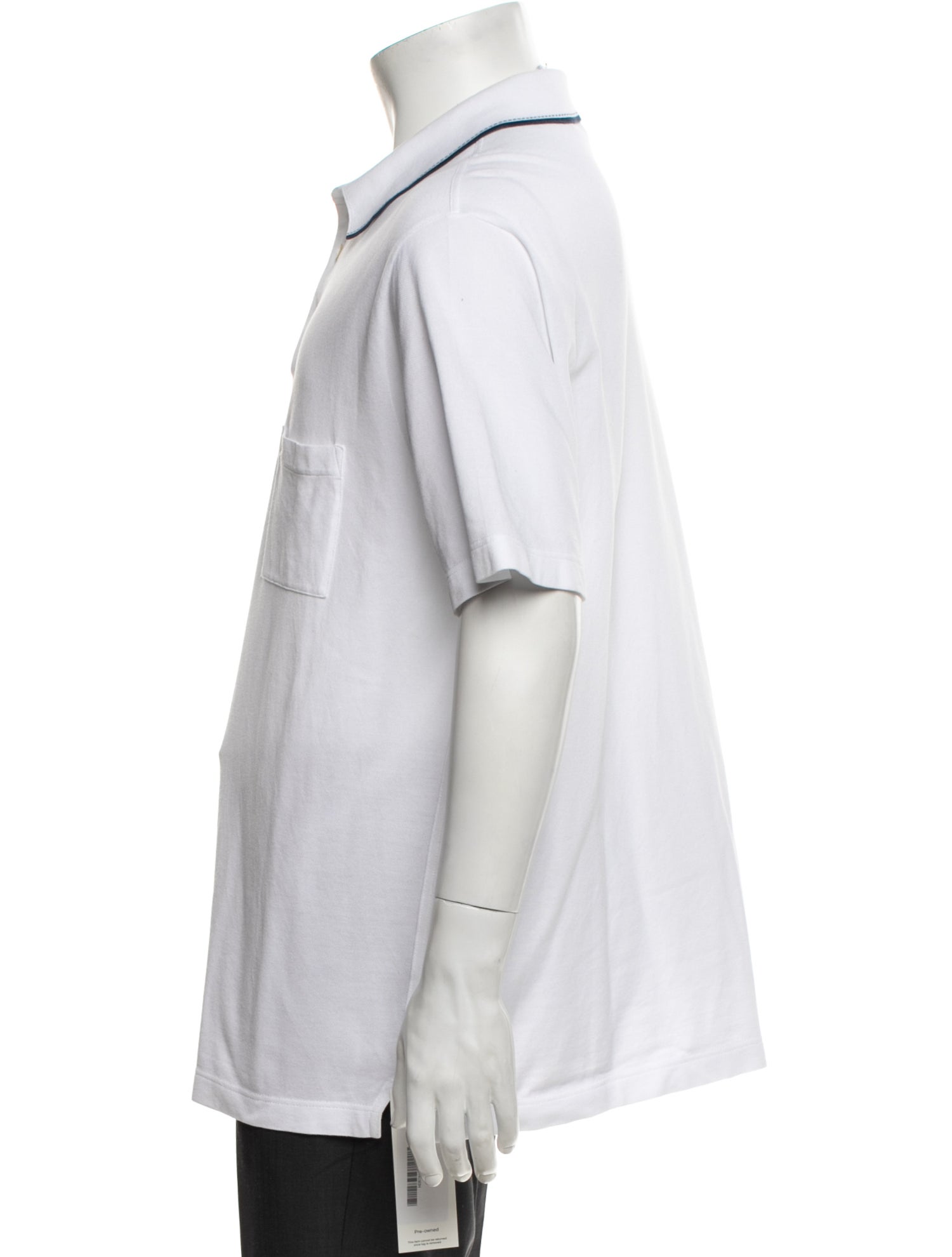 Hermès Collar Short Sleeve Polo Shirt