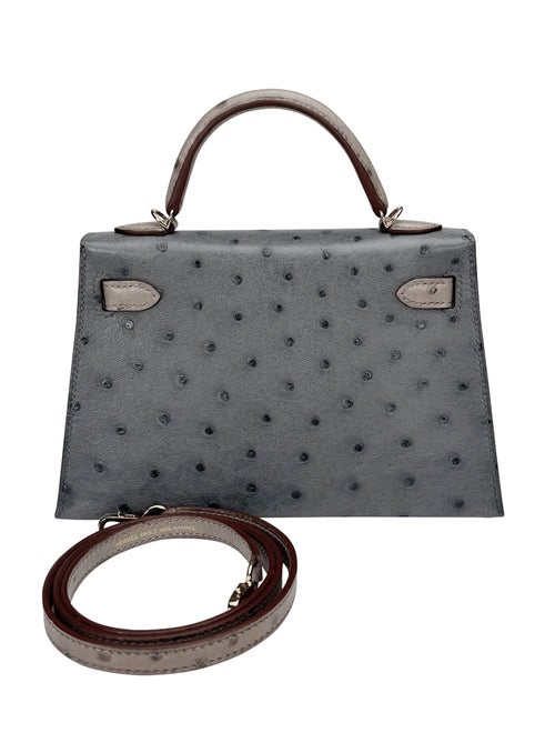 Hermès Ostrich Special Order Mini Kelly 20 2023