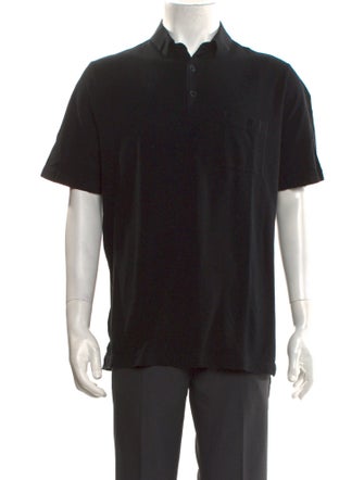 Hermès Collar Short Sleeve Polo Shirt
