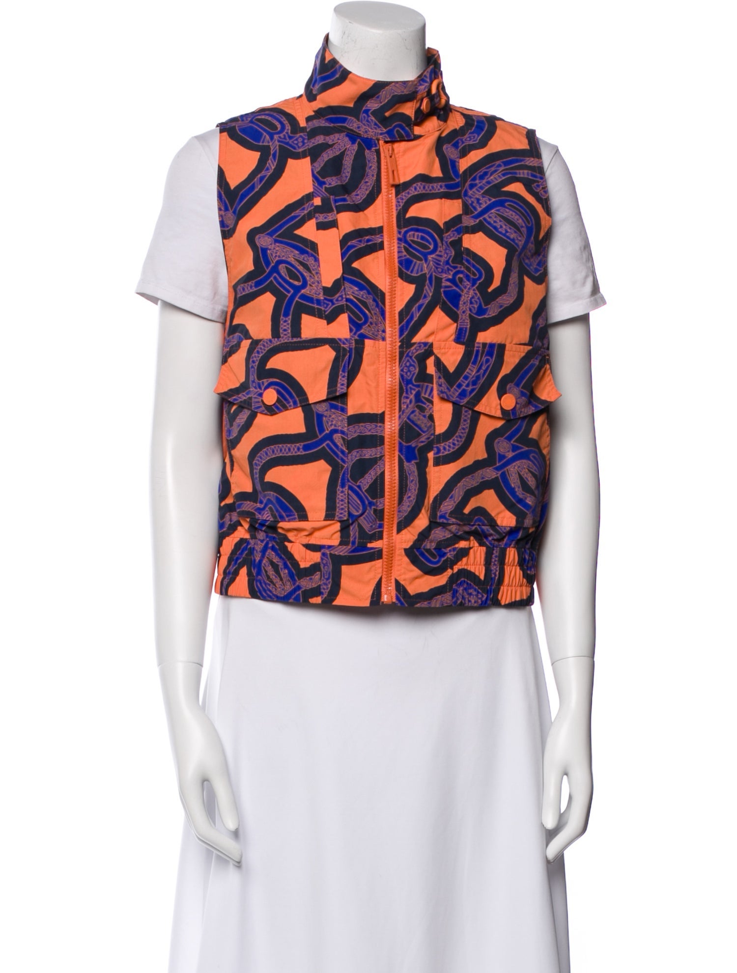 Hermès Fantaisie d'Etriers Printed Vest