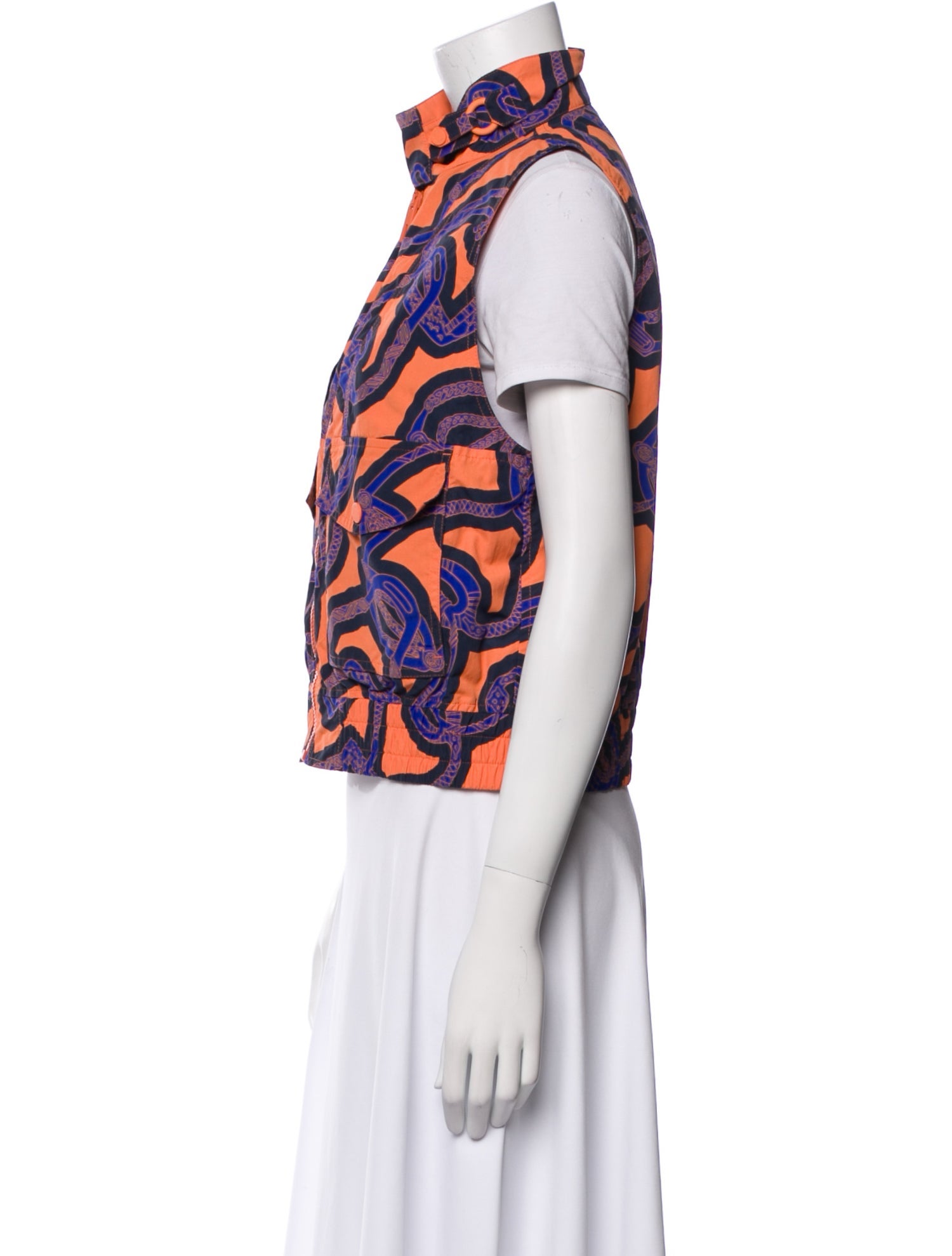 Hermès Fantaisie d'Etriers Printed Vest