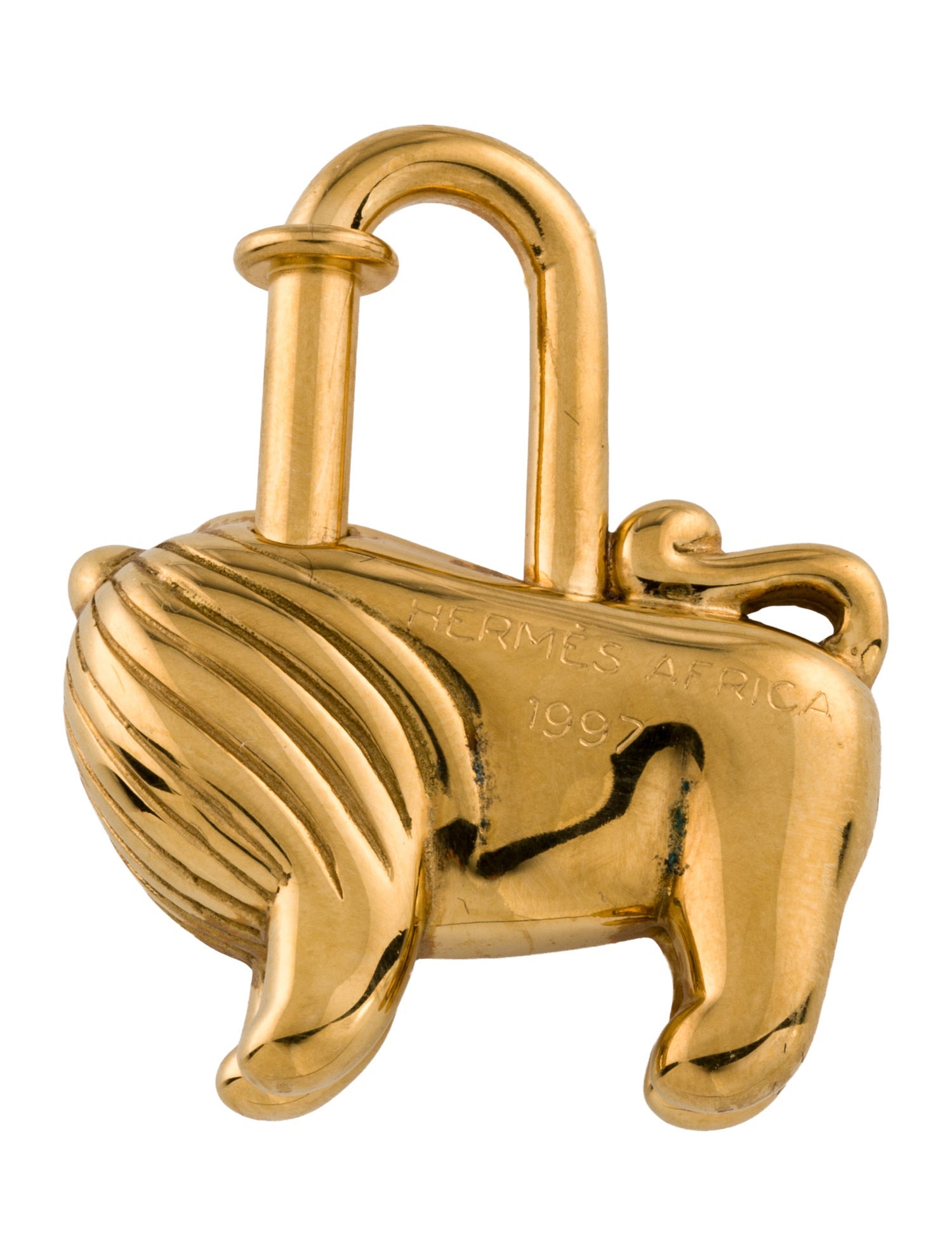 Hermès Lion Cadena Lock Bag Charm