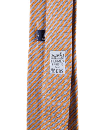 Hermès Silk Pattern Tie