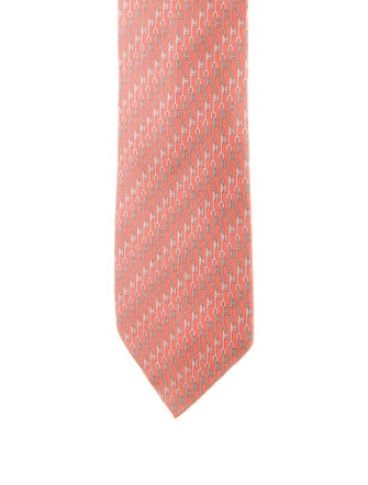 Hermès Silk Pattern Tie