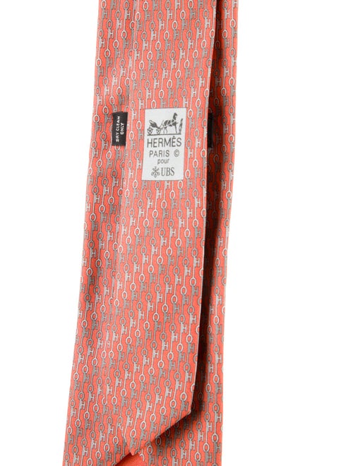 Hermès Silk Pattern Tie