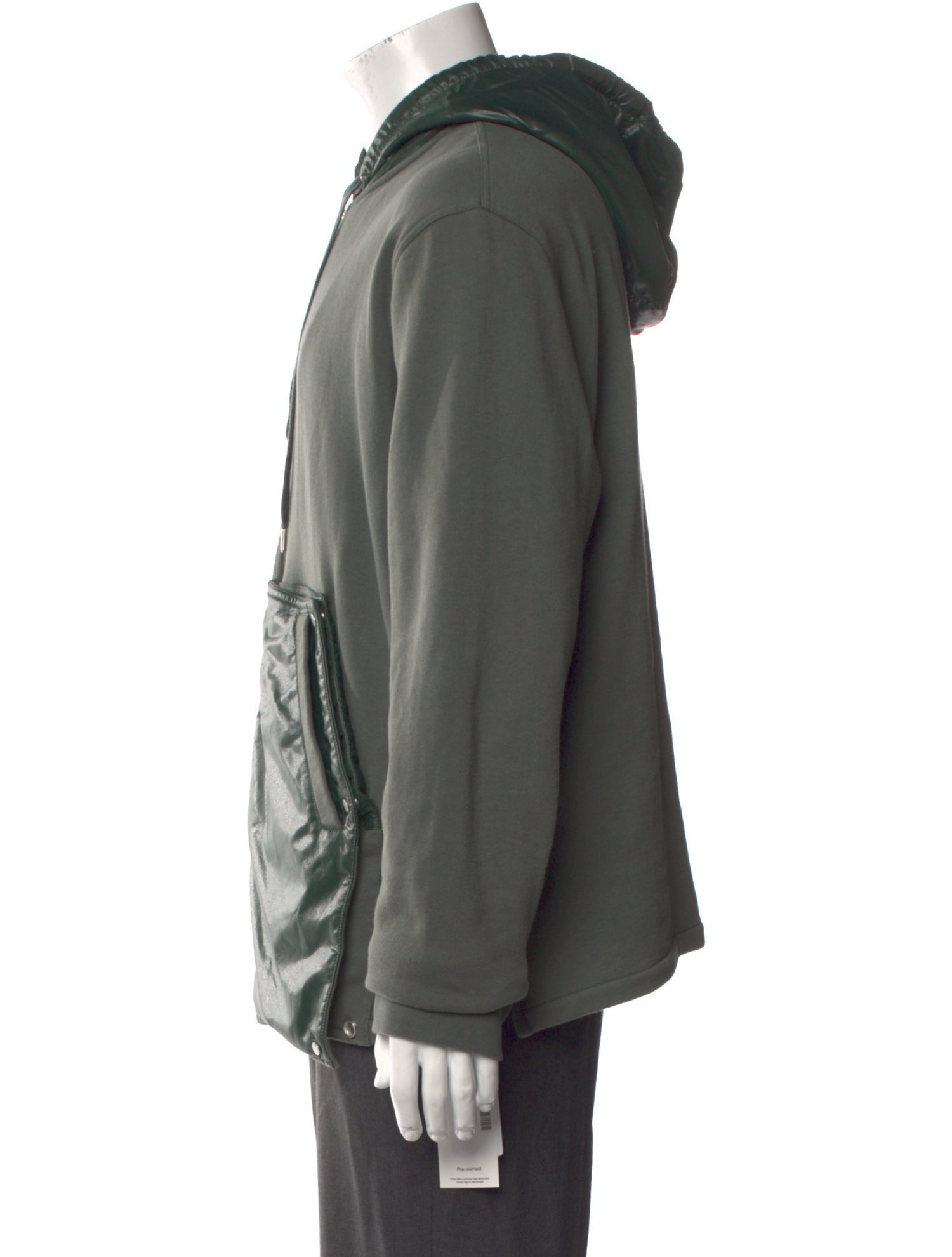 Hermès Colorblock Pattern Crew Neck Hoodie