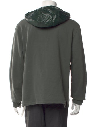 Hermès Colorblock Pattern Crew Neck Hoodie