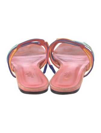 Hermès Olympe Suede Slides