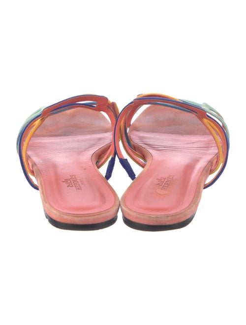Hermès Olympe Suede Slides