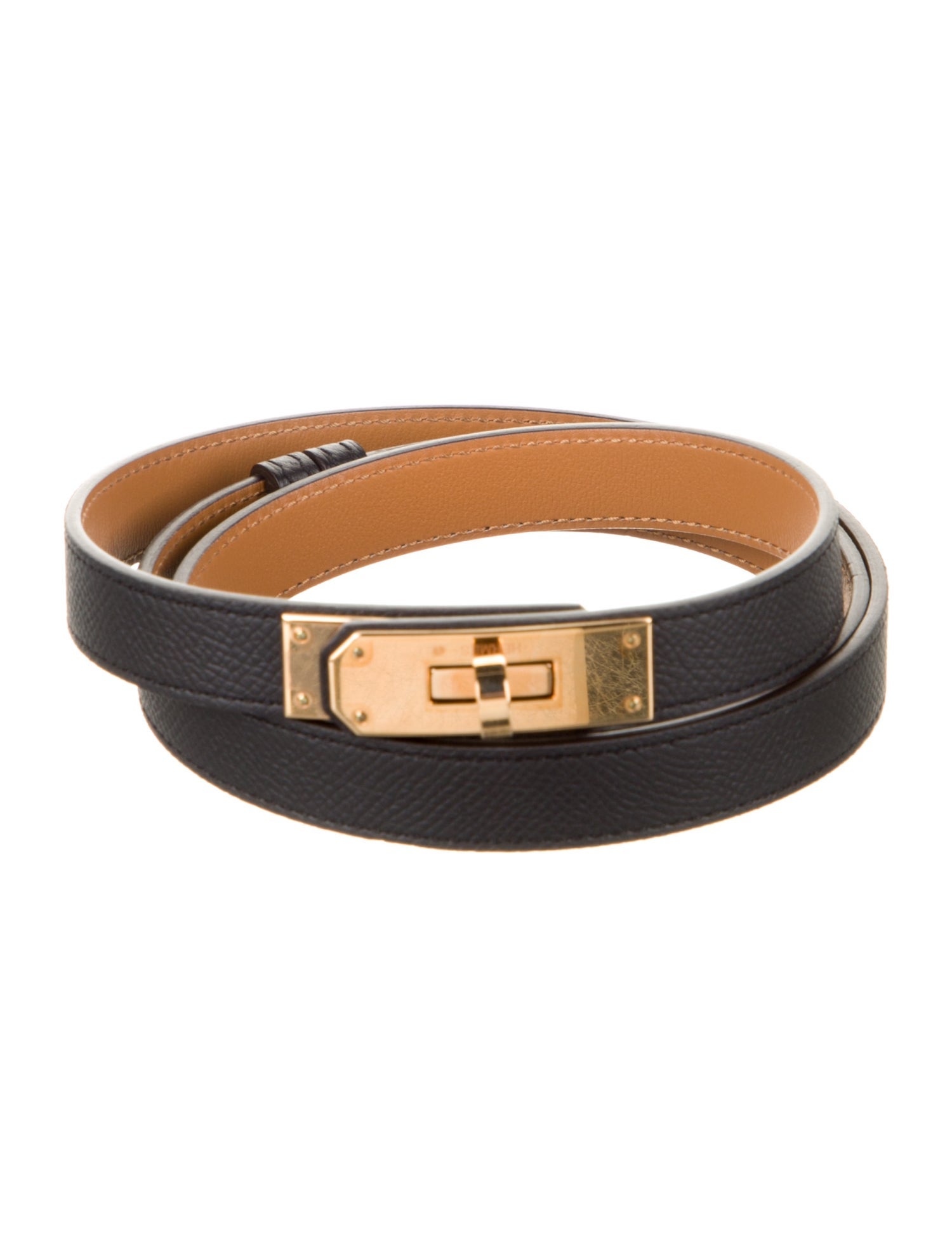 Hermès 18 mm Epsom Leather Kelly Belt