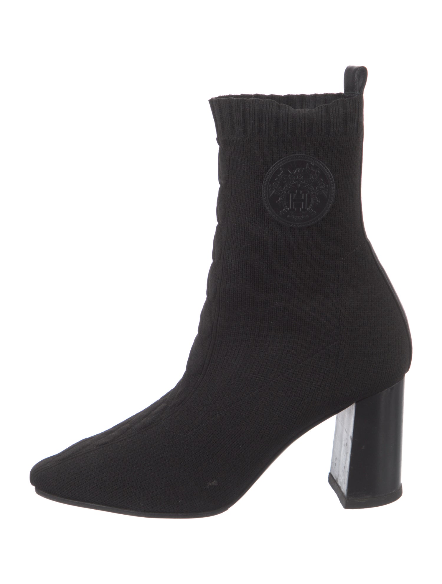 Hermès Jenna 60 H Logo Sock Boots