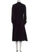 Hermès Cashmere Knee-Length Dress
