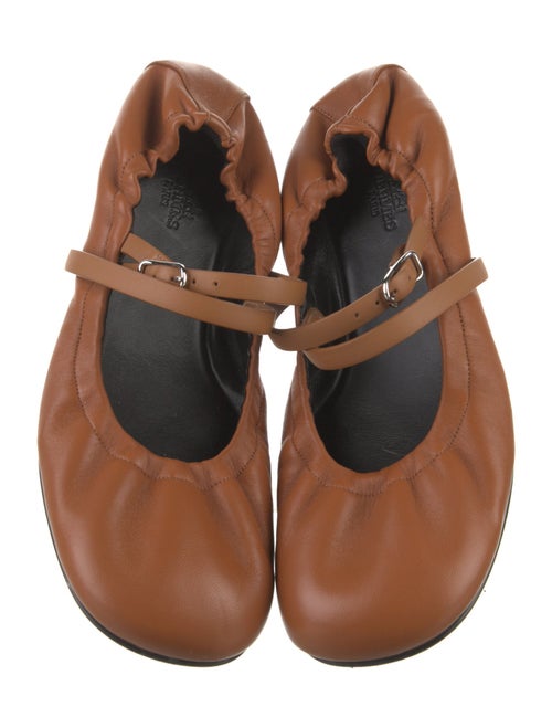 Hermès Jolly Leather Mary Jane Flats