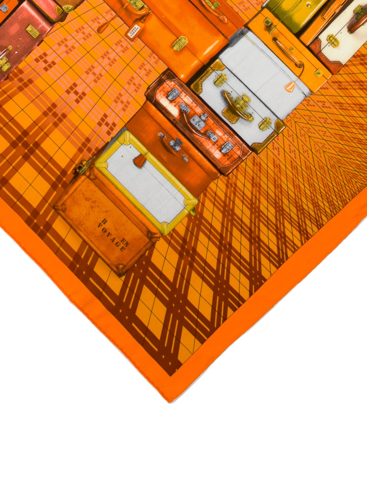 Hermès H en Voyage Silk Scarf