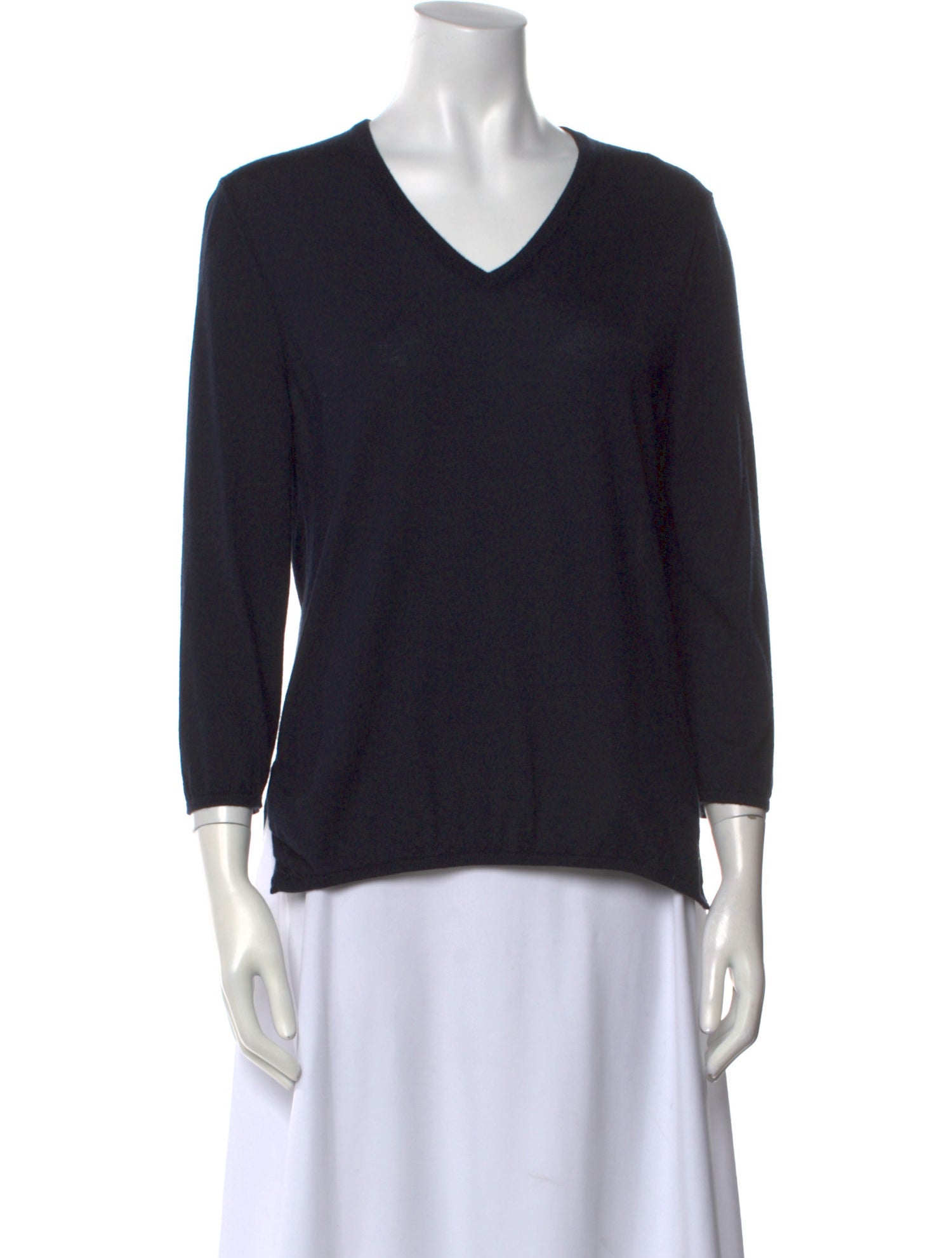 Hermès Silk V-Neck Sweater