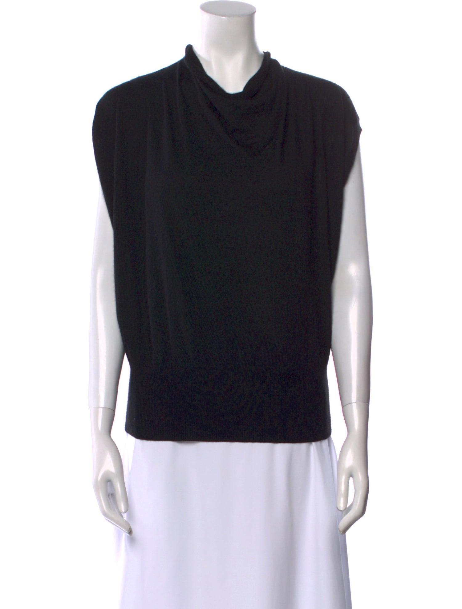 Hermès Cashmere Cowl Neck Top