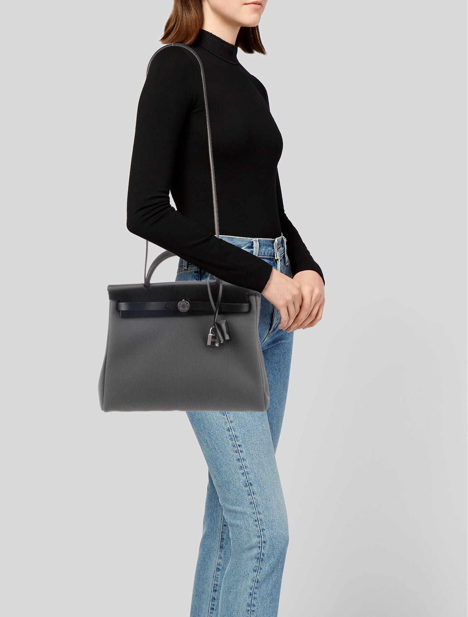 Hermès 2024 Toile Militaire & Vache Hunter Herbag Zip 31