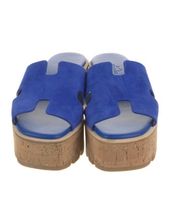 Hermès Eze 30 Suede Sandals