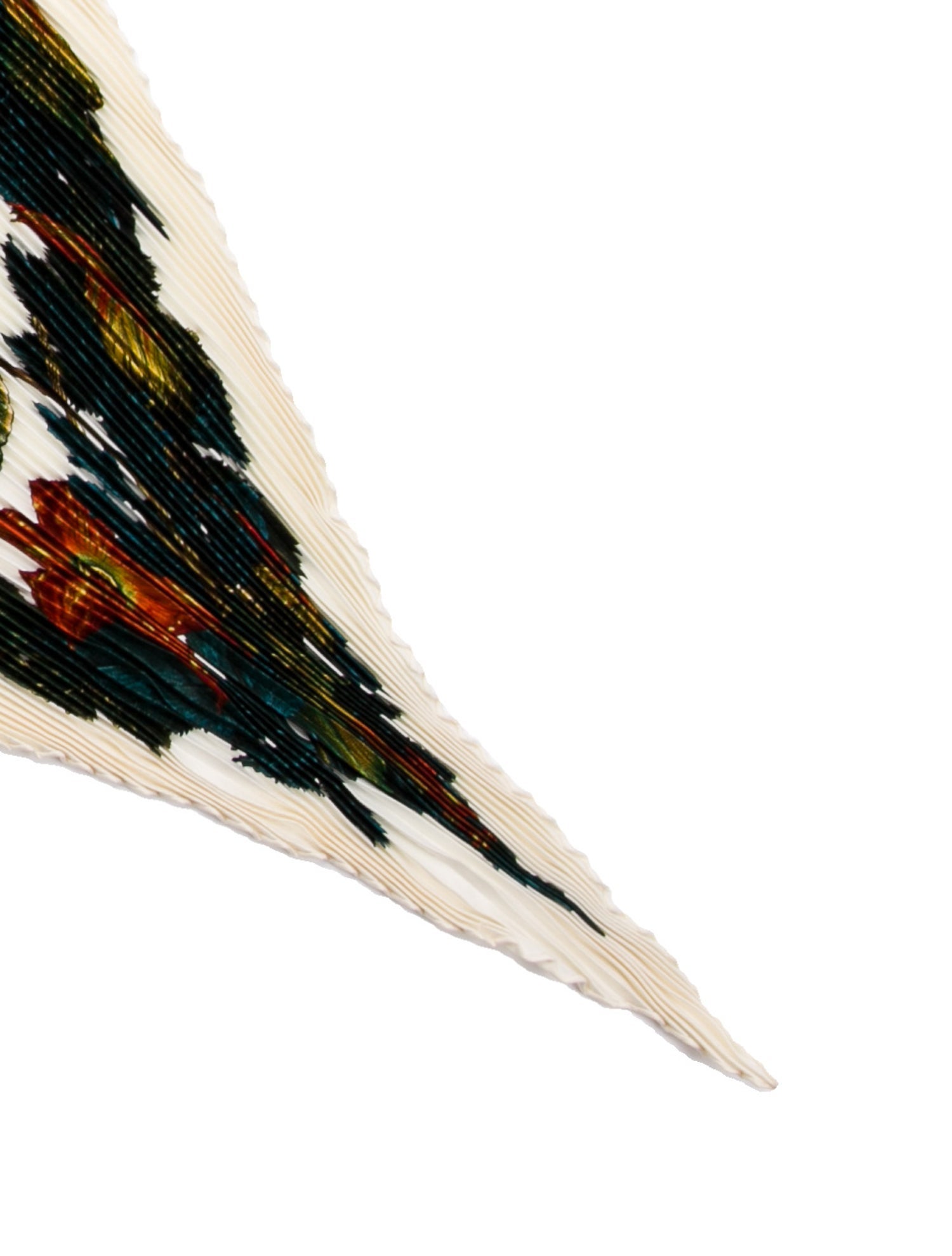 Hermès Citrouilles et Coloquintes Silk Plissé Scarf