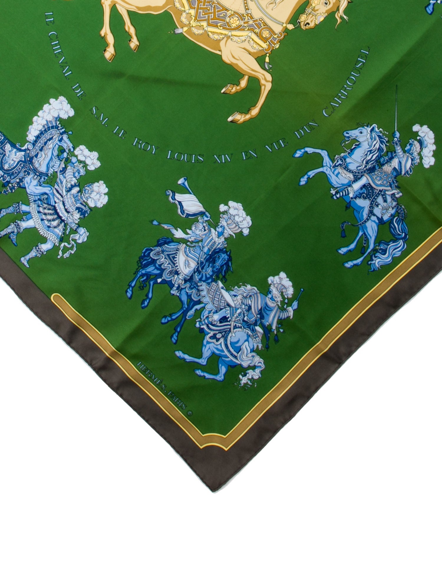 Hermès Carrousel Silk Scarf