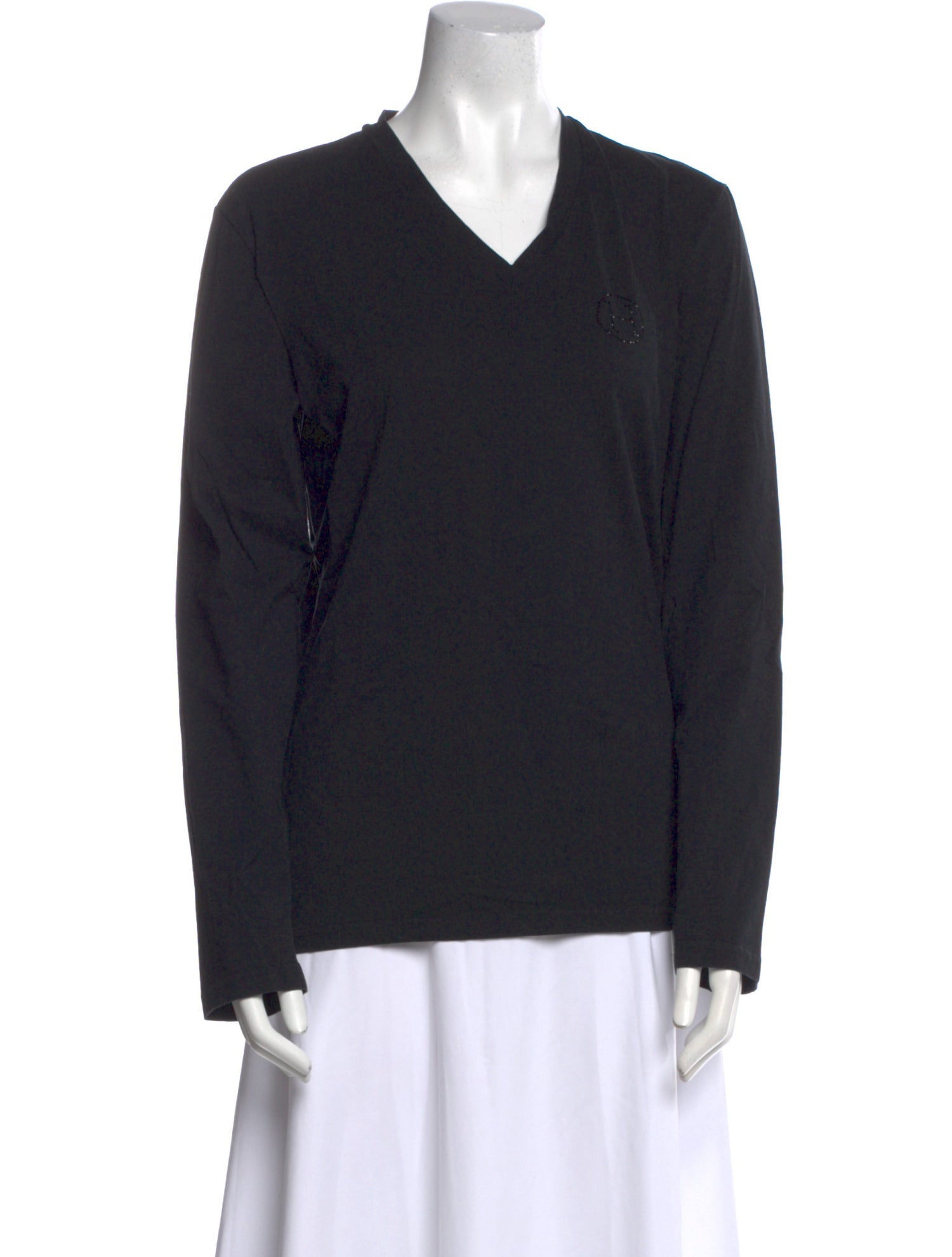 Hermès V-Neck Long Sleeve Sweatshirt