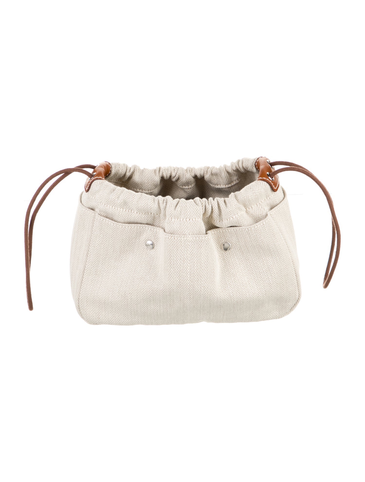 Hermès Toile Chevron Fourbi 20 Bag Insert