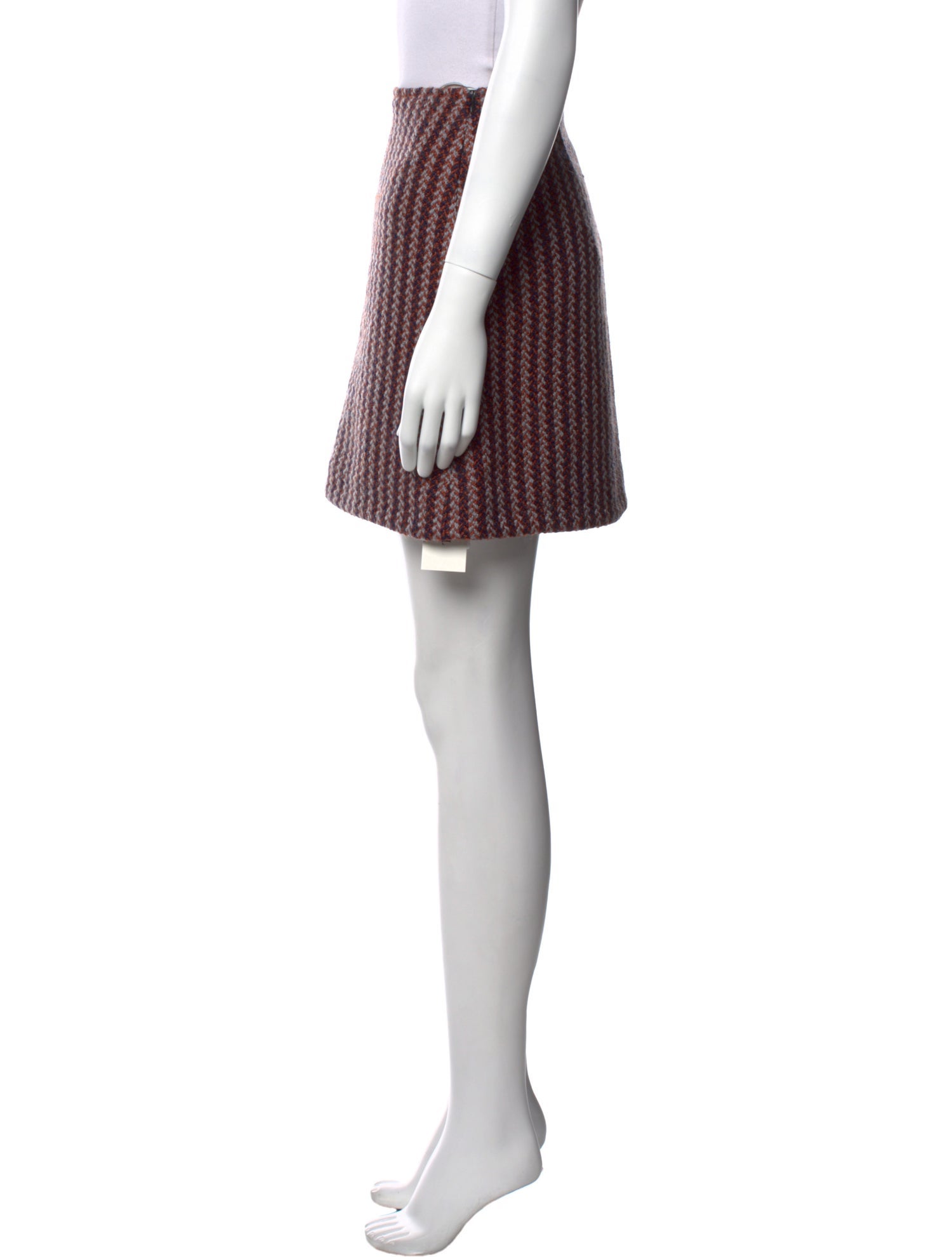 Hermès Virgin Wool Mini Skirt