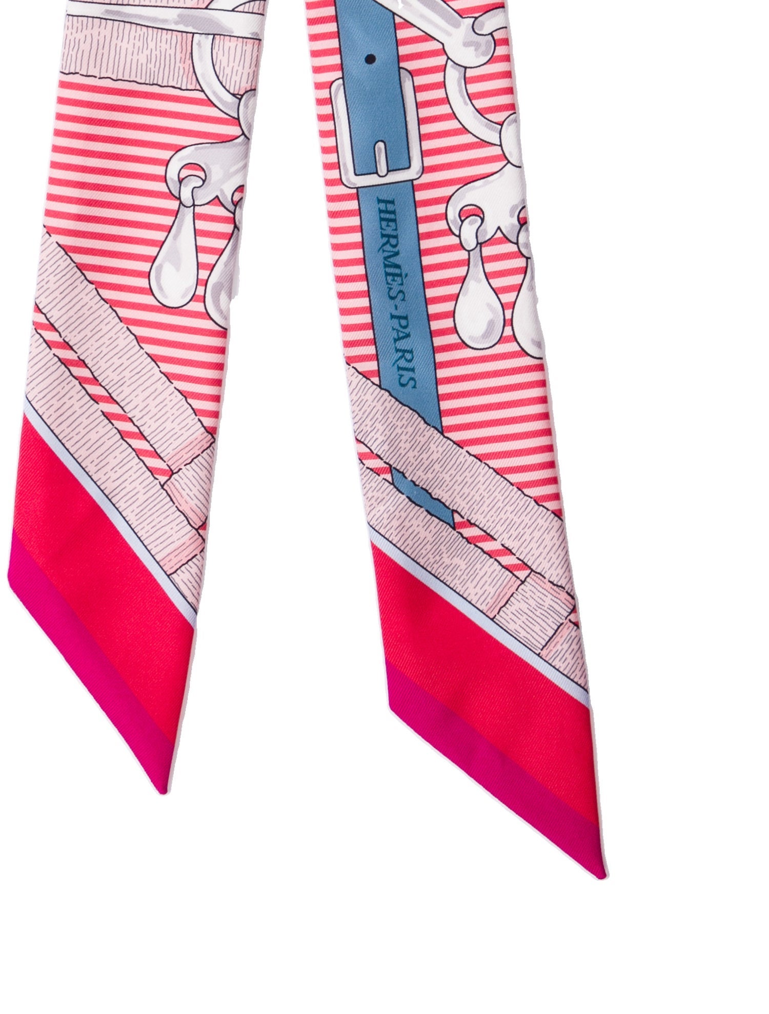 Hermès Mors à Jouets Chemise Silk Twilly Scarf