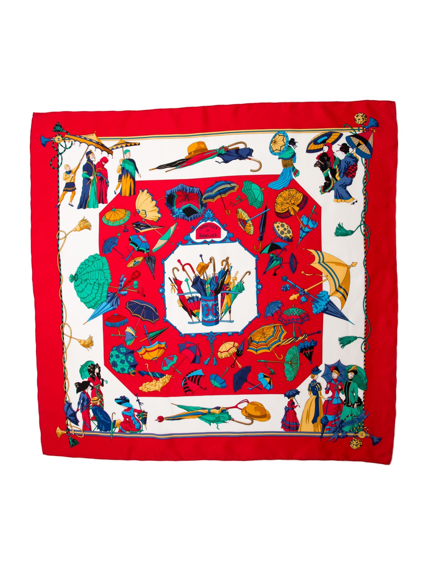 Hermès Ombrelles et Parapluies Silk Scarf