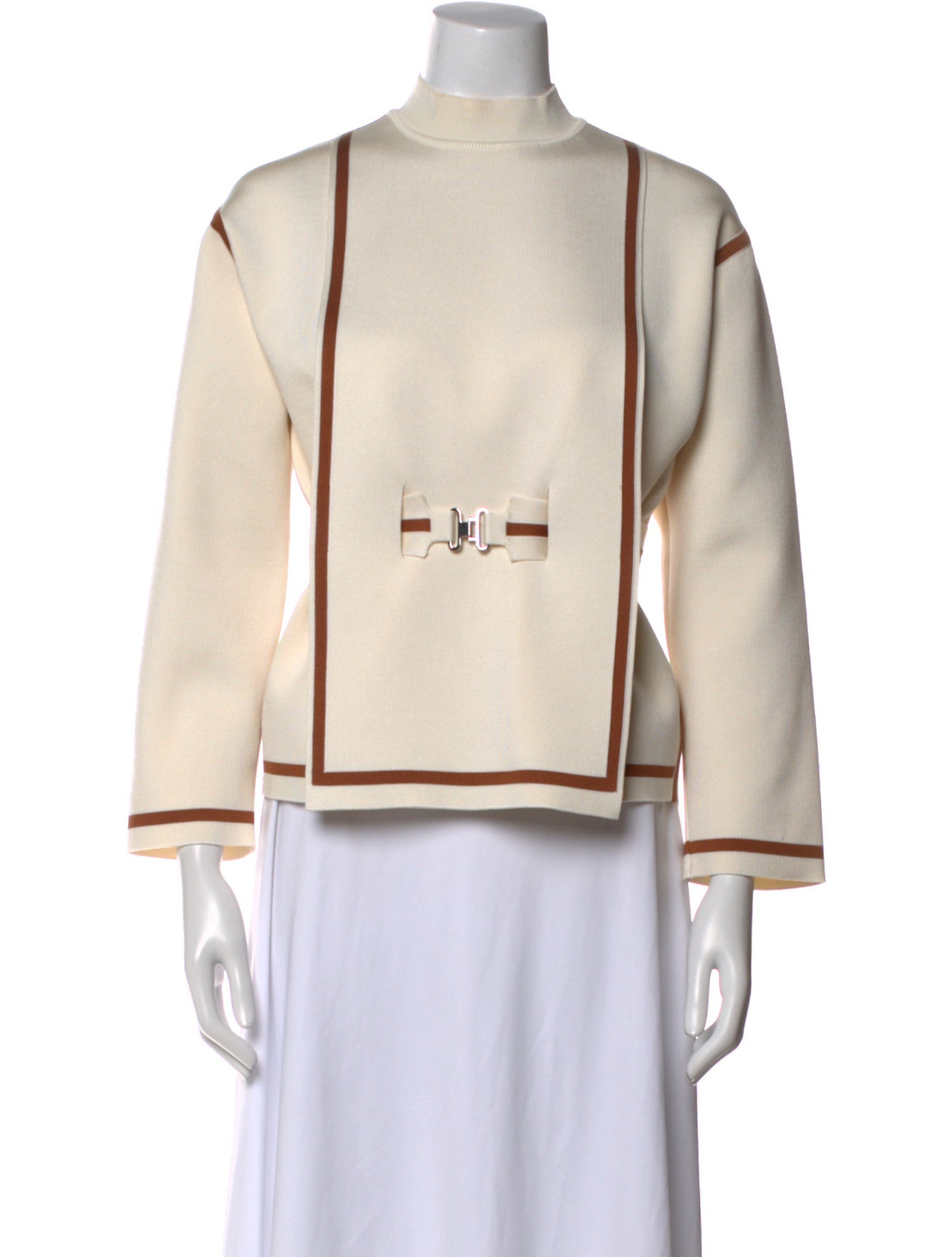 Hermès Silk Graphic Print Sweatshirt