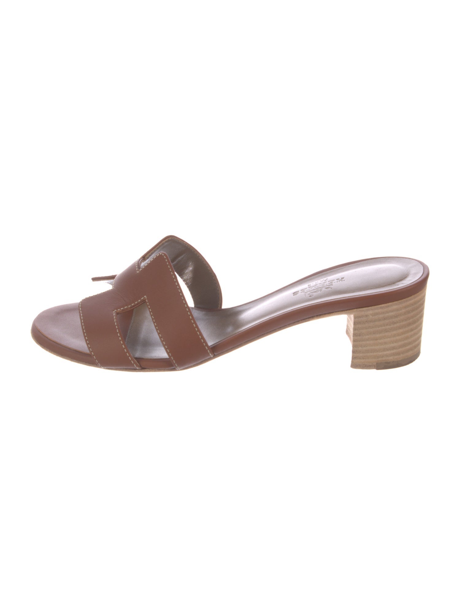 Hermès Oasis Leather Slides