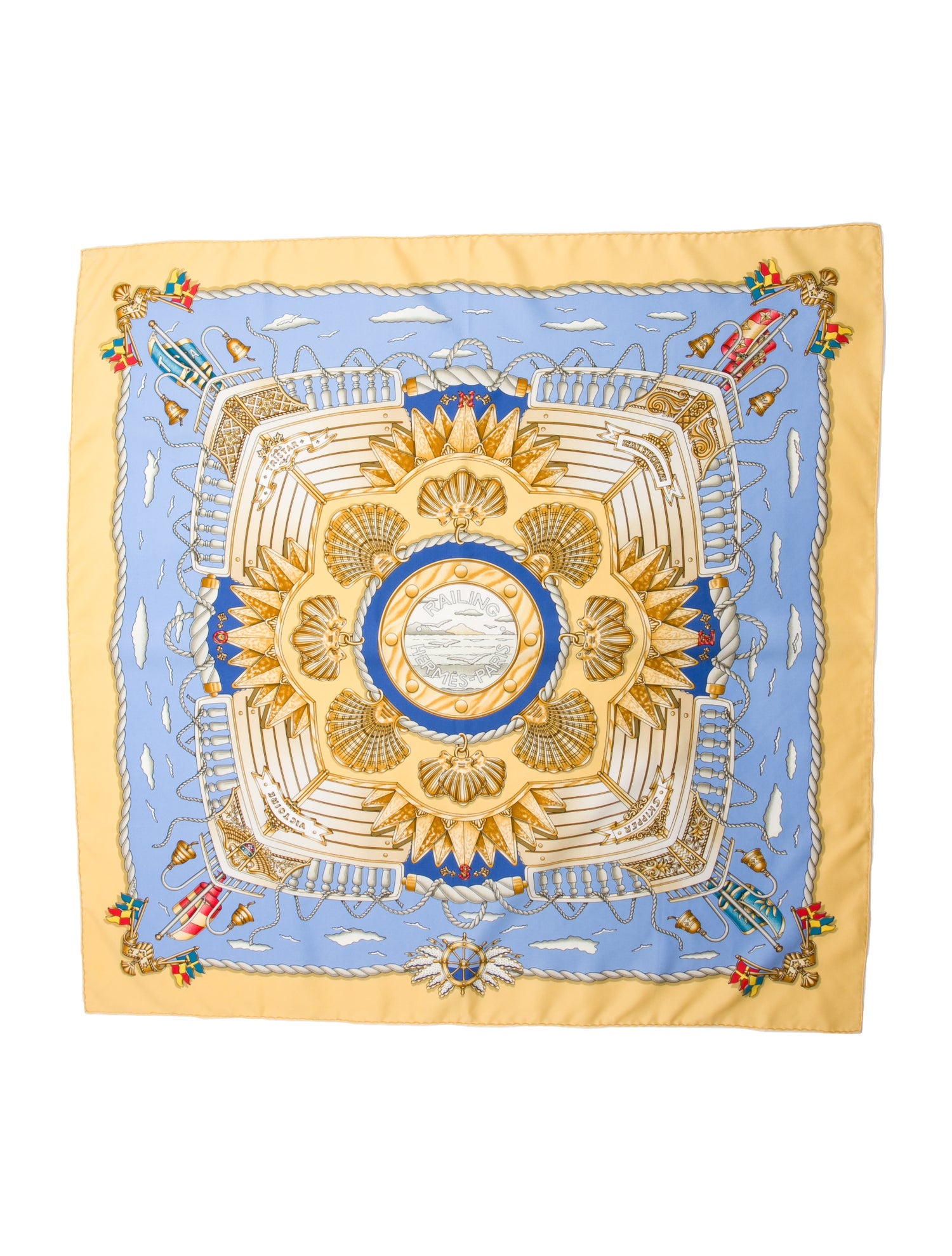 Hermès Railing Silk Scarf