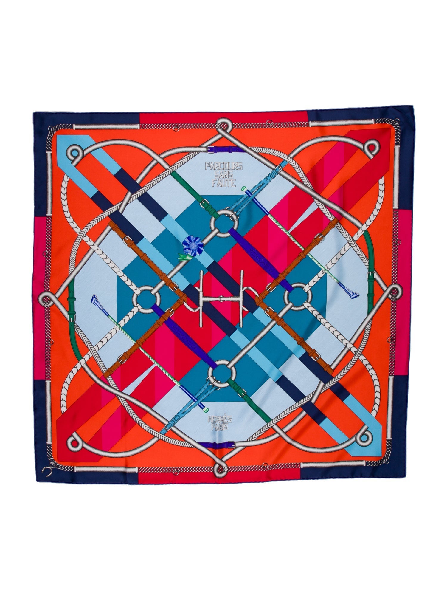 Hermès Parcours Sans Faute Silk Scarf w/ Tags