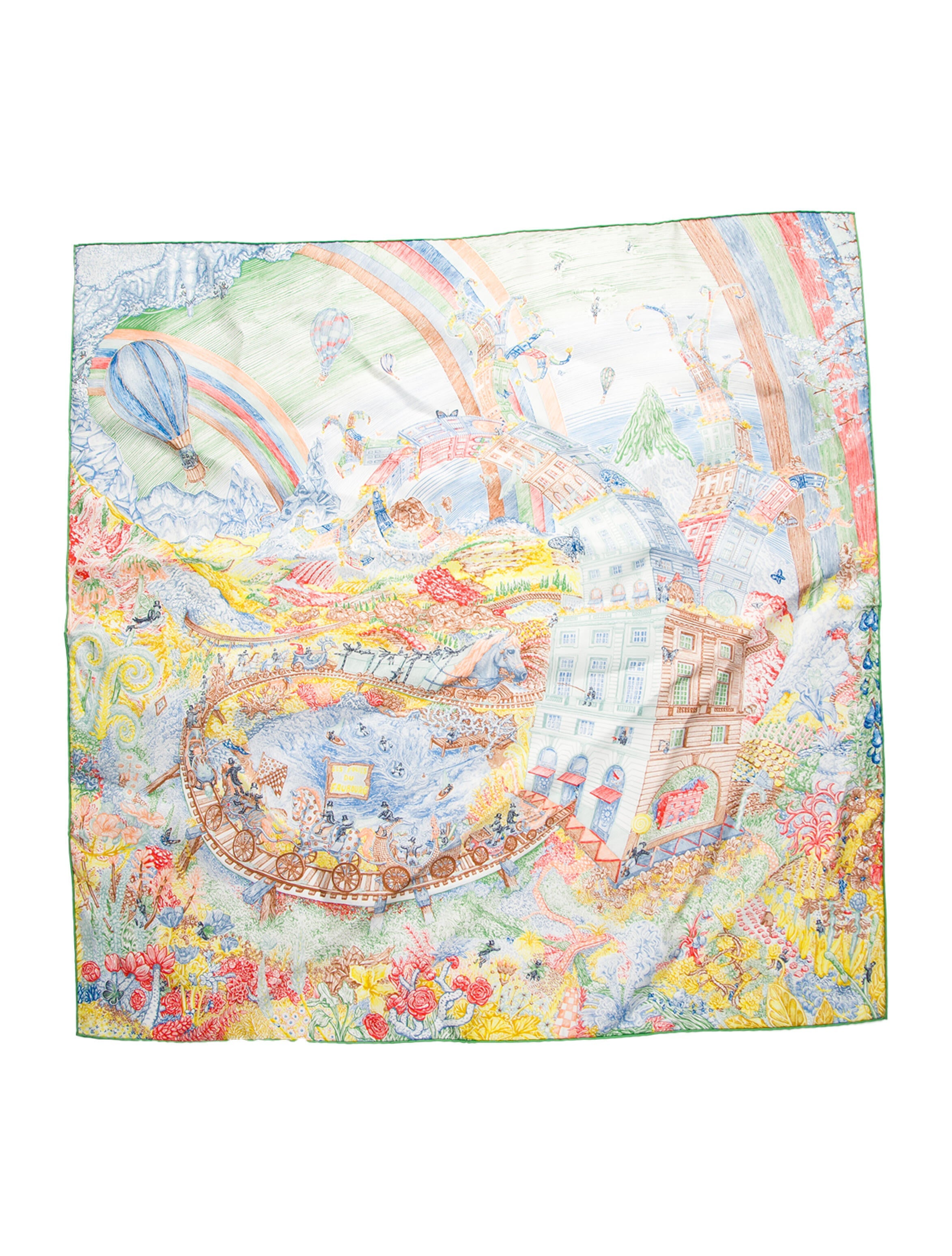 Hermès Les Folies du Faubourg Silk Scarf w/ Tags