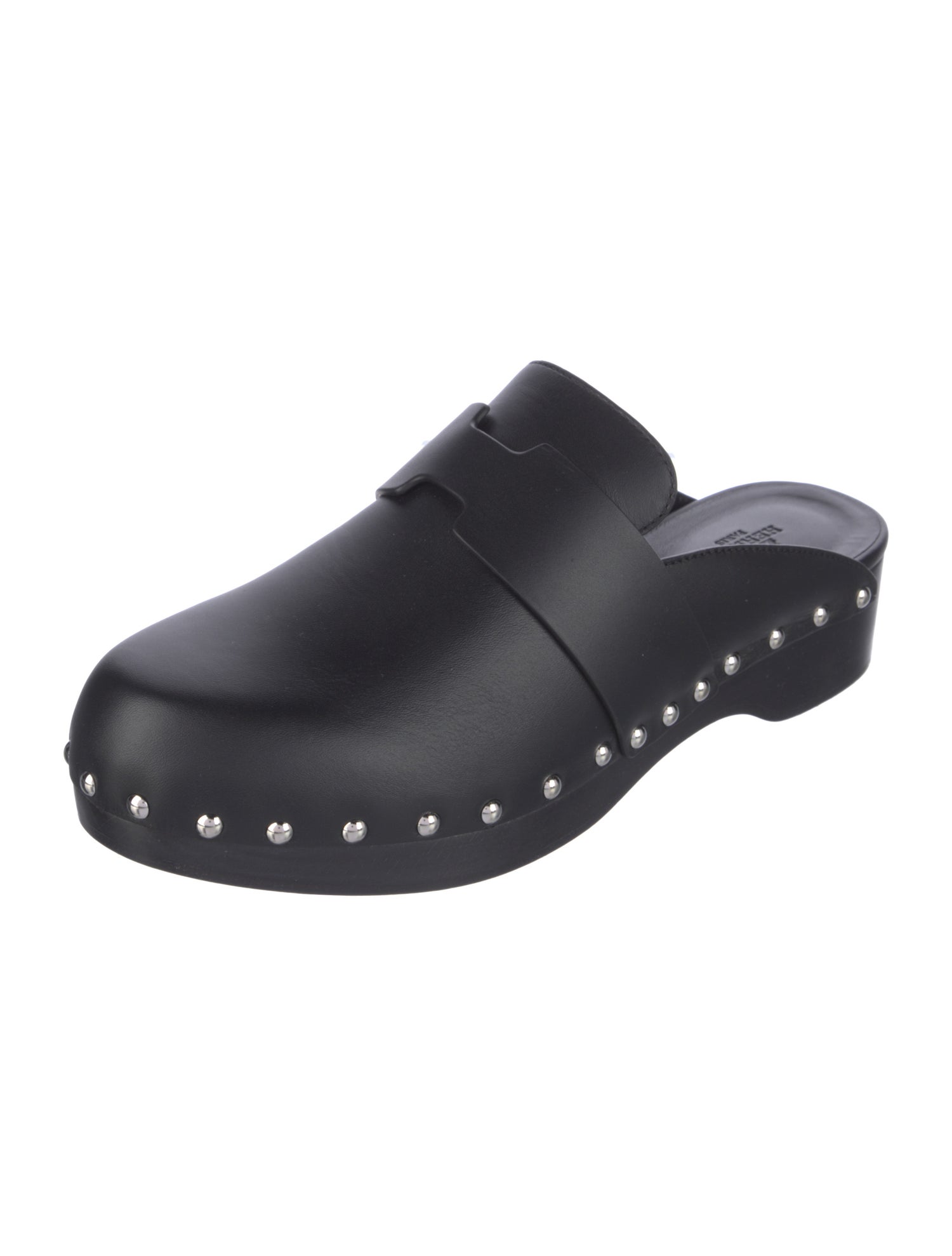 Hermès Calya Leather Mules