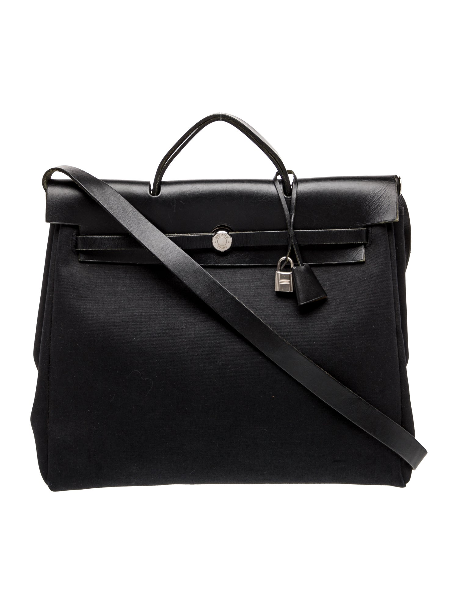 Hermès Toile & Vache Hunter Herbag GM