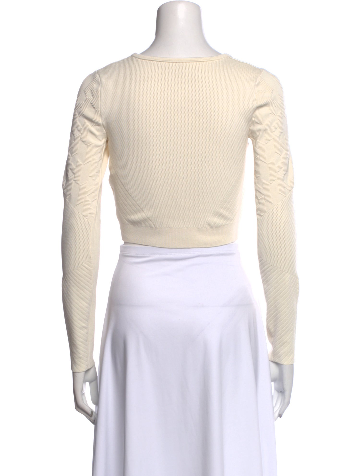 Hermès Scoop Neck Long Sleeve Crop Top w/ Tags