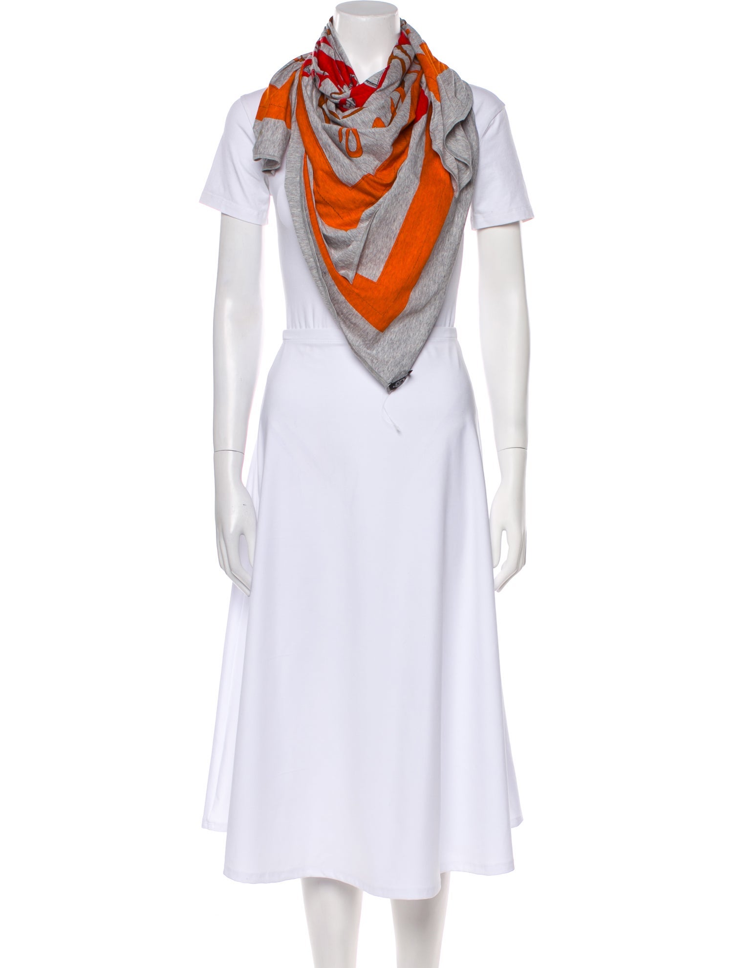 Hermès Monsieur et Madame Jersey Scarf