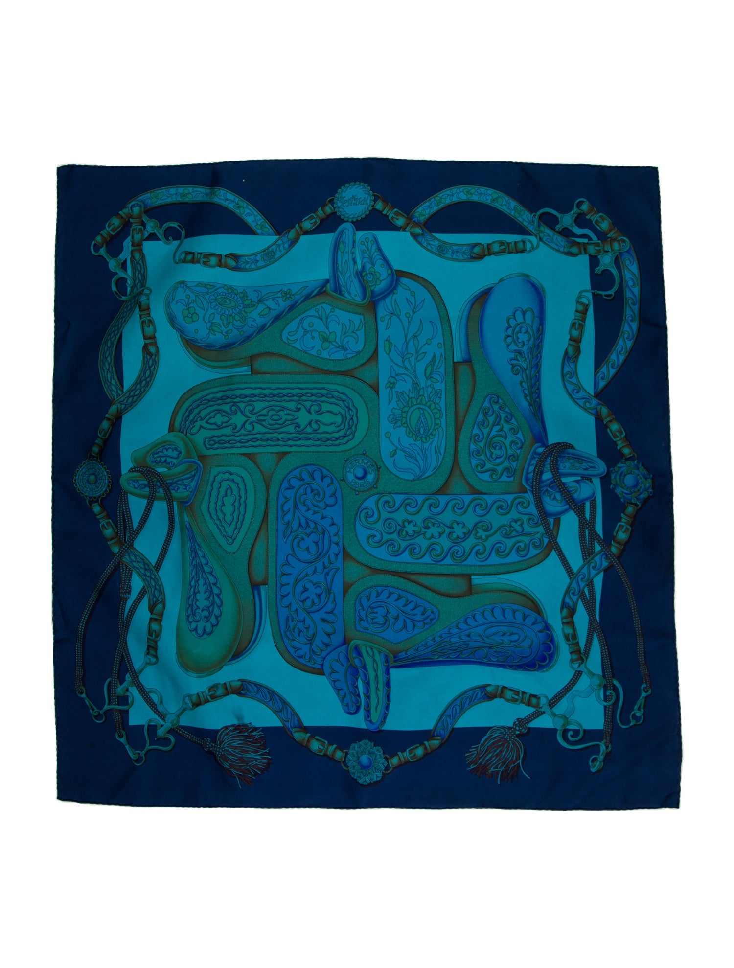Hermès Festival des Amazones Silk Scarf