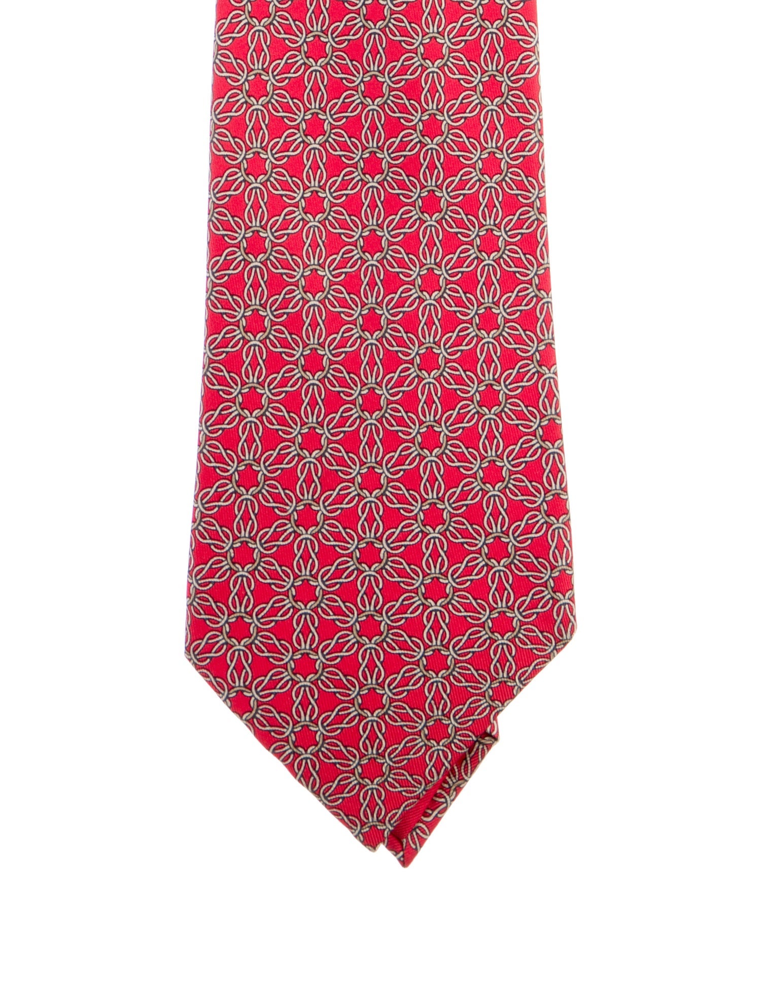 Hermès Silk Patterned Tie