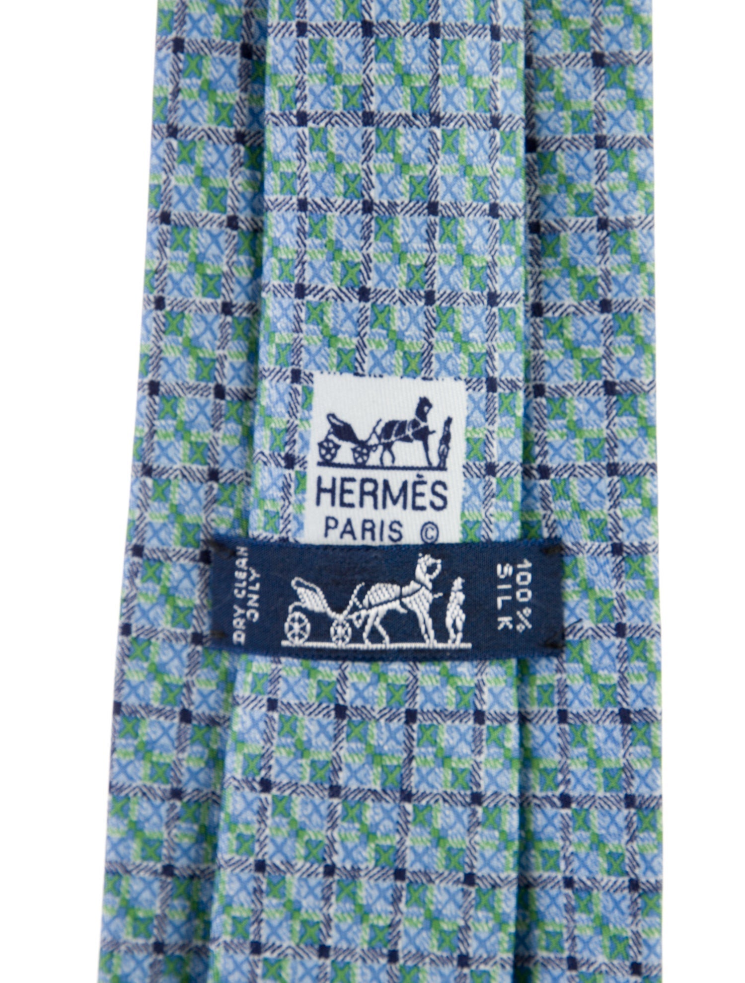 Hermès Silk Patterned Tie