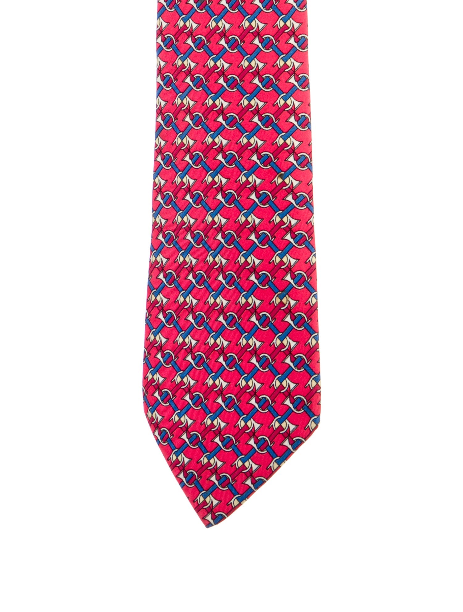 Hermès Silk Trumpet Print Tie