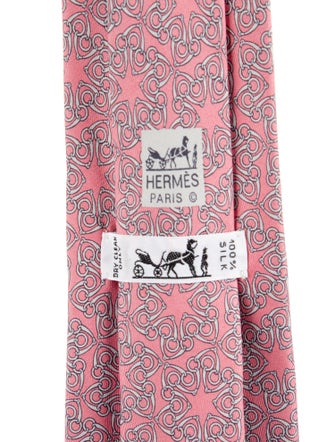 Hermès Silk Patterned Tie