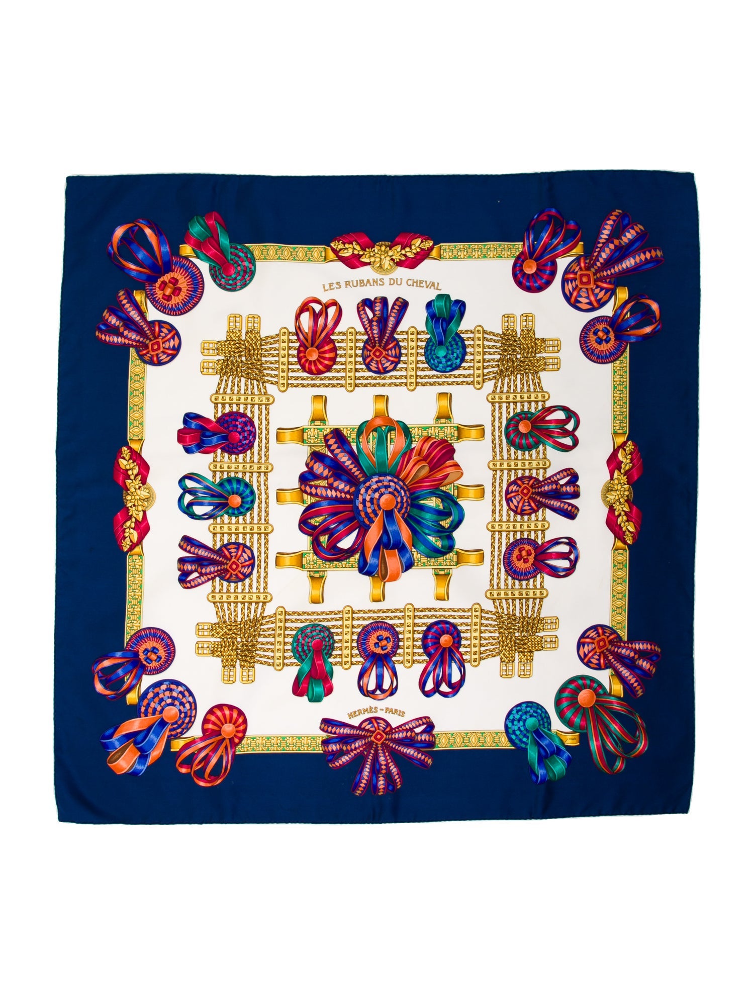 Hermès Les Rubans du Cheval Silk Scarf