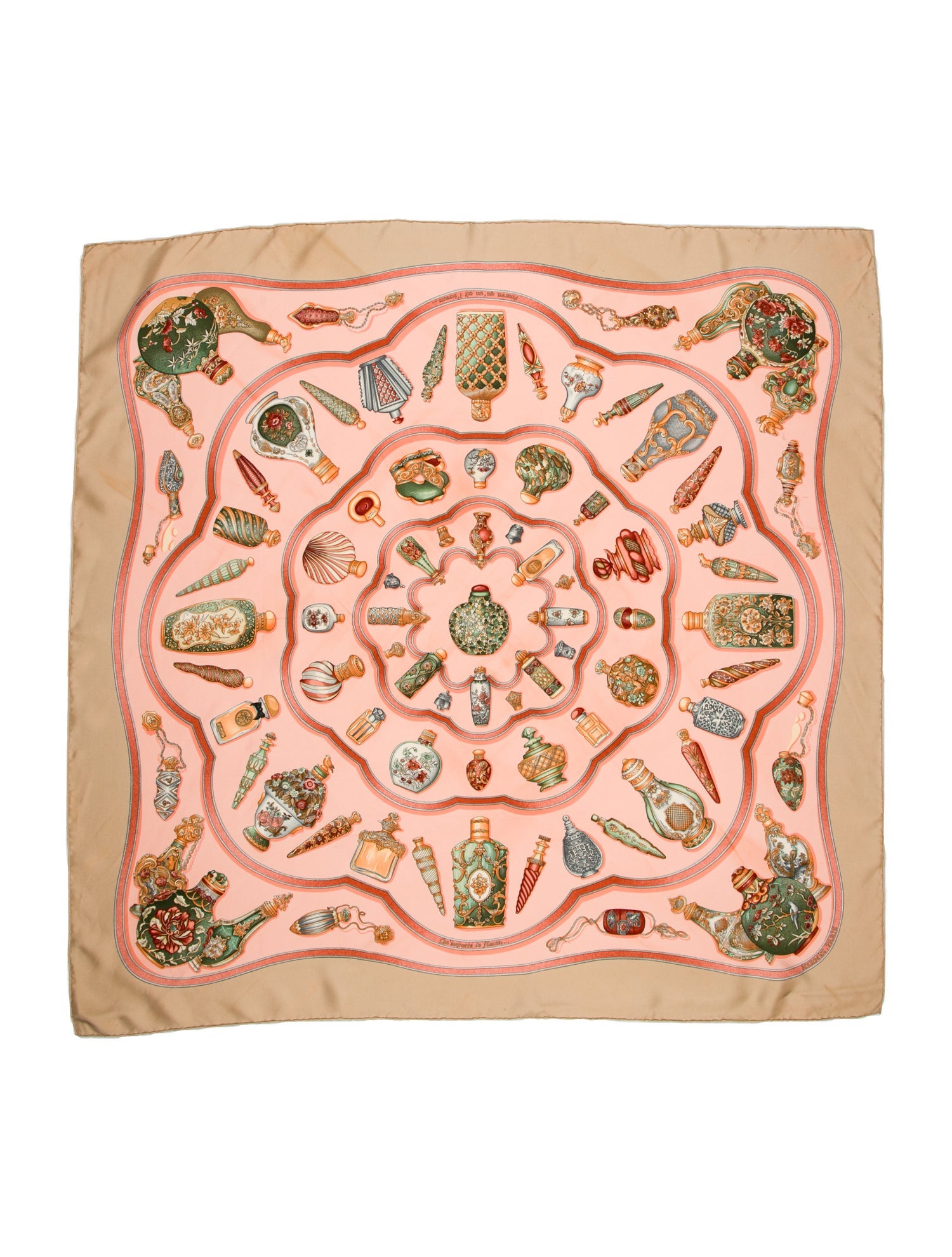 Hermès Qu'importe Le Flacon Silk Scarf